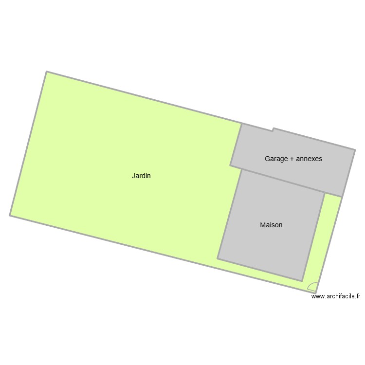 Ruocco terrain. Plan de 3 pièces et 489 m2