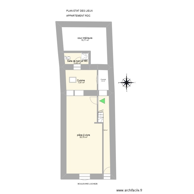 CHARLET. Plan de 0 pièce et 0 m2