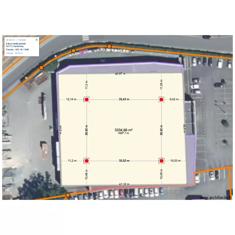 Mon brico CHANTONAY. Plan de 1 et 3335 m² Mon brico CHANTONAY. Plan de 1 et 3335 m²