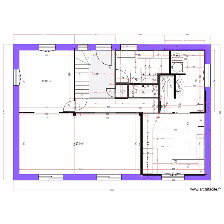 MAISON 27 01 2024 LIT DT. Plan de MAISON 27 01 2024 LIT DT. Plan de