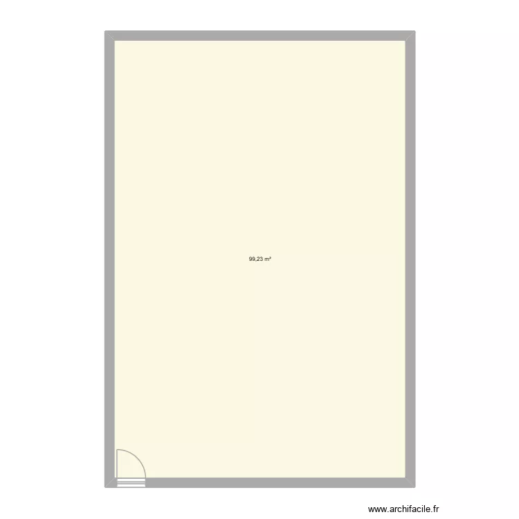 Matteo. Plan de 1  et 99 m²