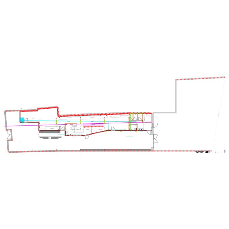 evacuations. Plan de 0 pièce et 0 m2