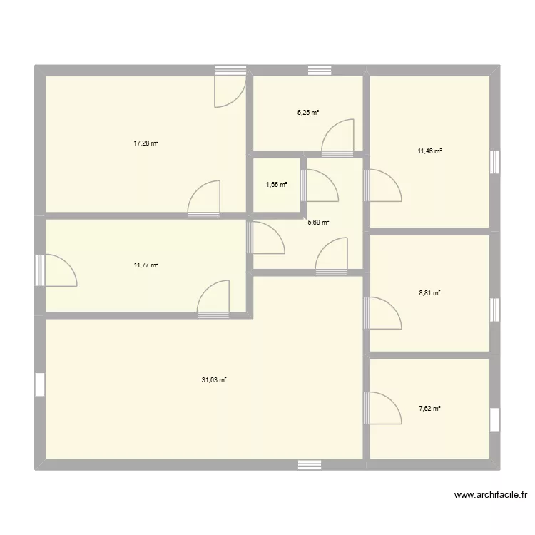 maison légérement modifié. Plan de 9 et 101 m² maison légérement modifié. Plan de 9 et 101 m²