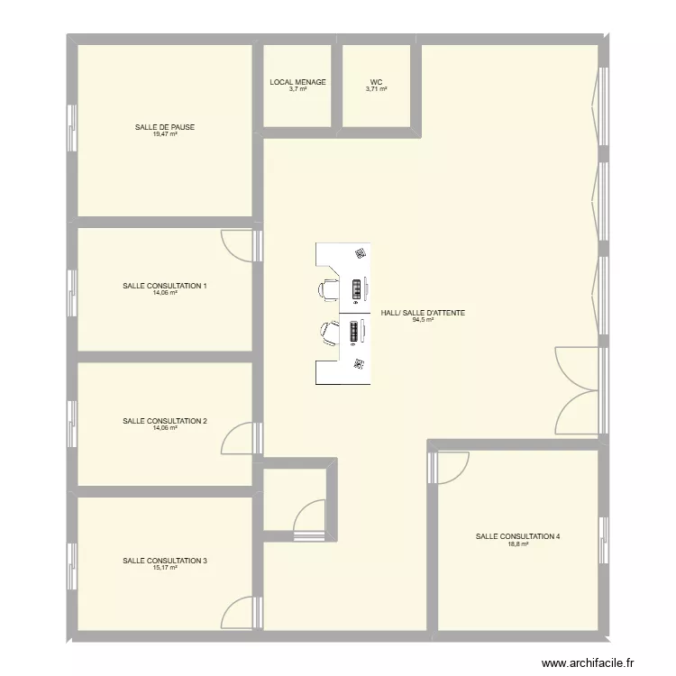 IONITA. Plan de 8 et 183 m² IONITA. Plan de 8 et 183 m²