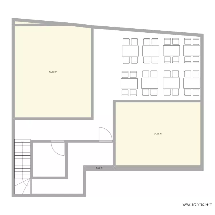 BRY RDC. Plan de 4 Pièces et 73 m² BRY RDC. Plan de 4 Pièces et 73 m²