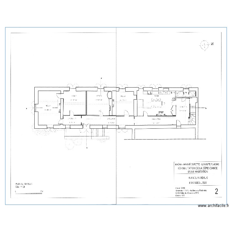 Cuisine N0 équipée. Plan de 0 pièce et 0 m2