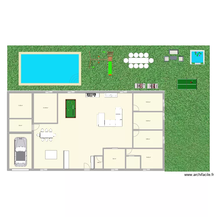 dream house. Plan de 