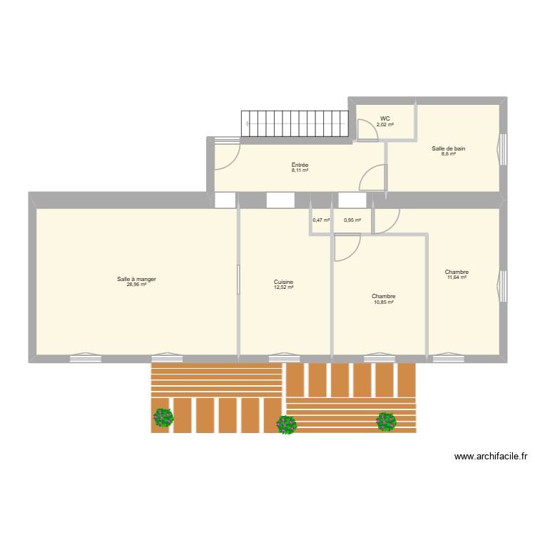 Montmedy R+1 Gauche. Plan de 0 pièce et 0 m2