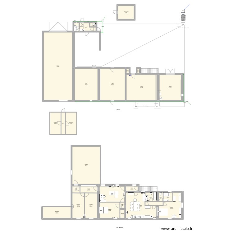 Le 750 - Plan (projection). Plan de 31 pièces et 499 m2