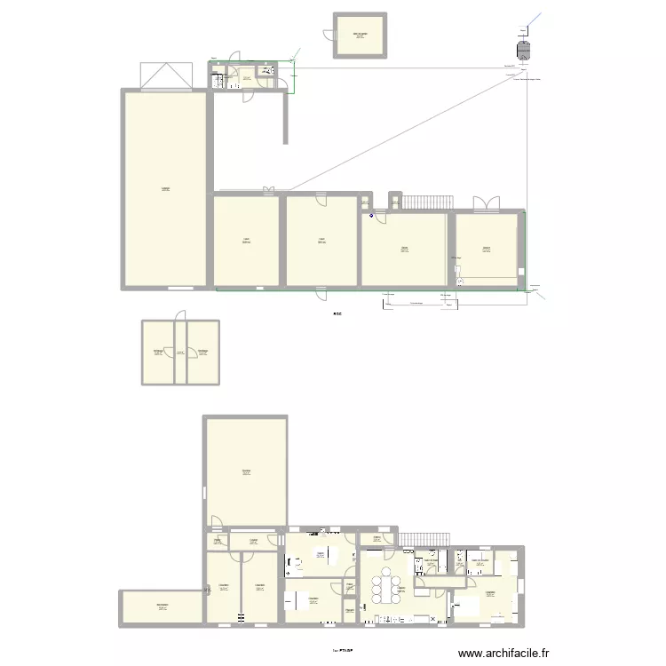 Le 750 - Plan (projection). Plan de 