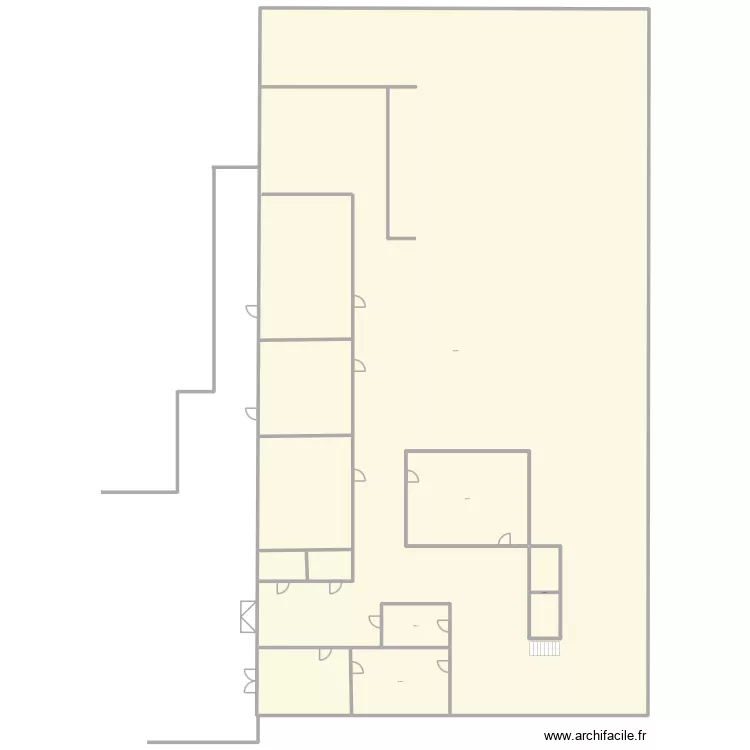 Plan RDC INSA. Plan de 5  et 4731 m²