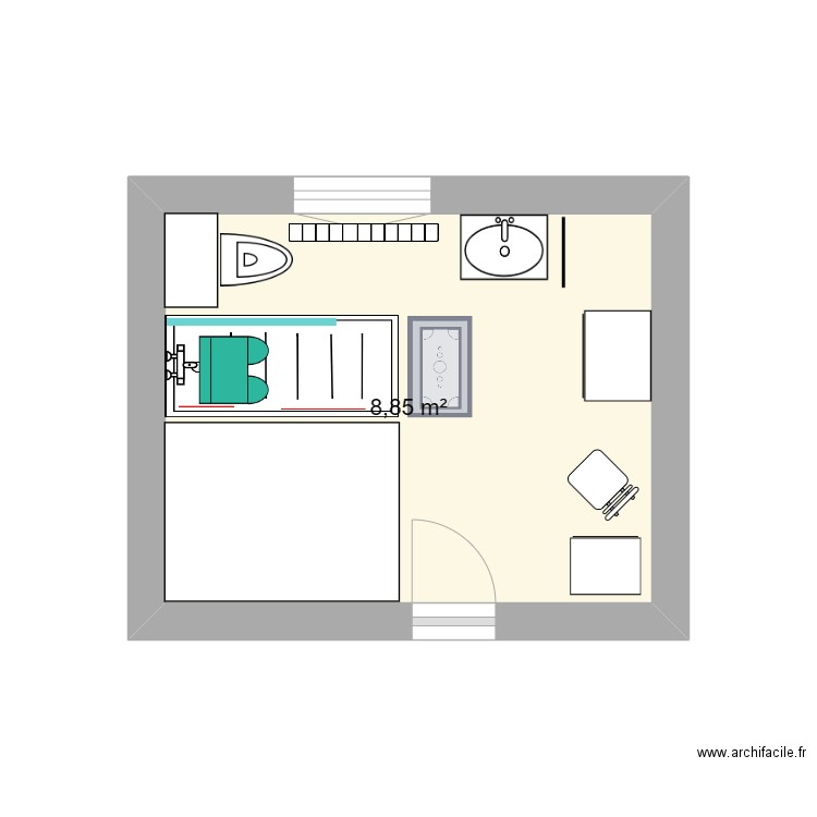 alogia. Plan de 0 pièce et 0 m2