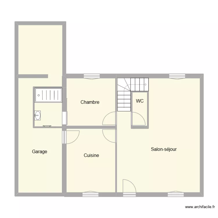 PRIGENT JF PRO. Plan de 5 Pièces et 83 m² PRIGENT JF PRO. Plan de 5 Pièces et 83 m²