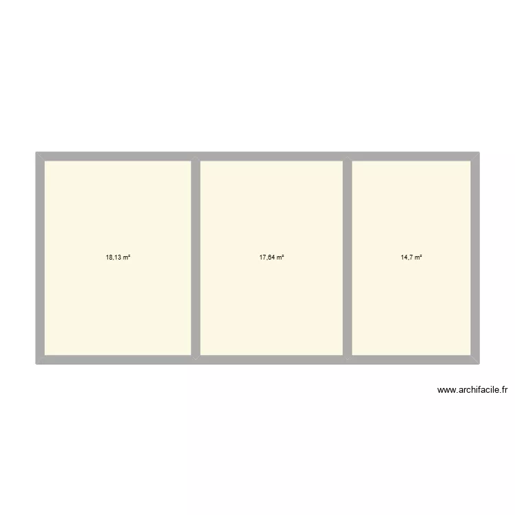 Alexis 3. Plan de 3 et 50 m² Alexis 3. Plan de 3 et 50 m²