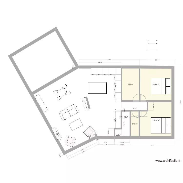 PLAN NIVEAU  1  extension BIS. Plan de 