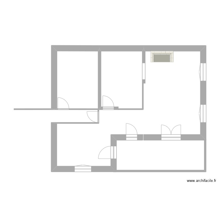 VILLA DES VANS modification. Plan de 0 pièce et 0 m2