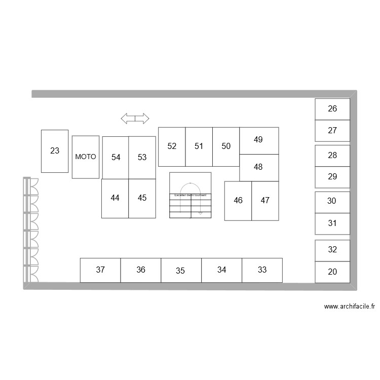 plan parking-2. Plan de 0 pièce et 0 m2