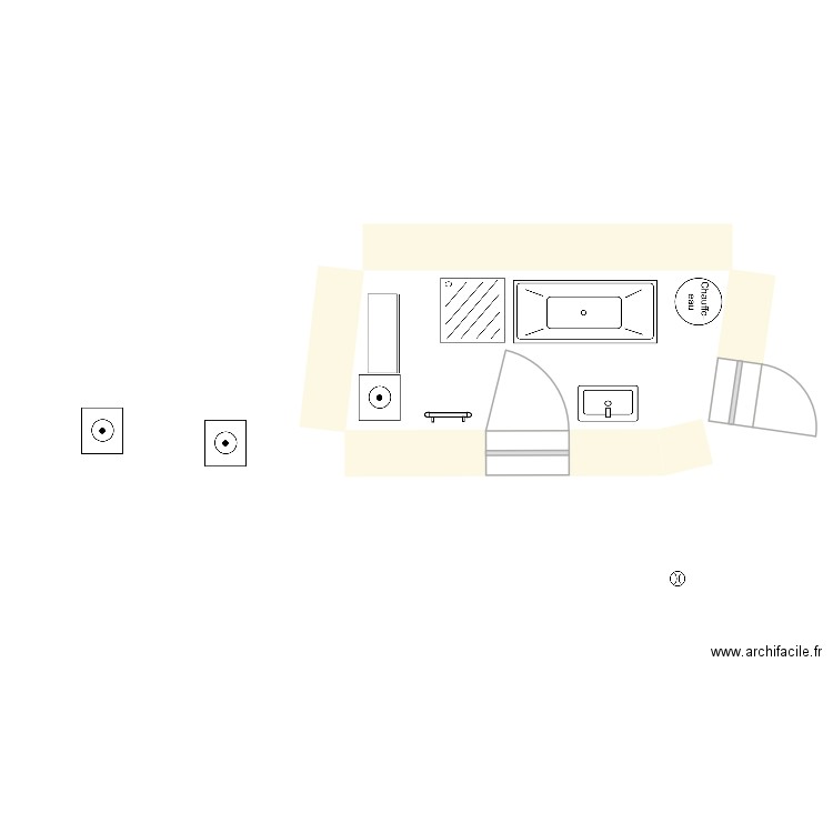 salle de bain 1. Plan de 0 pièce et 0 m2