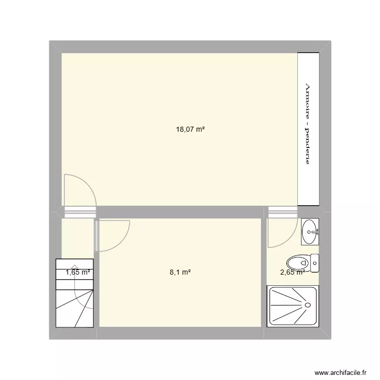 appart juju apres. Plan de 4 et 30 m² appart juju apres. Plan de 4 et 30 m²