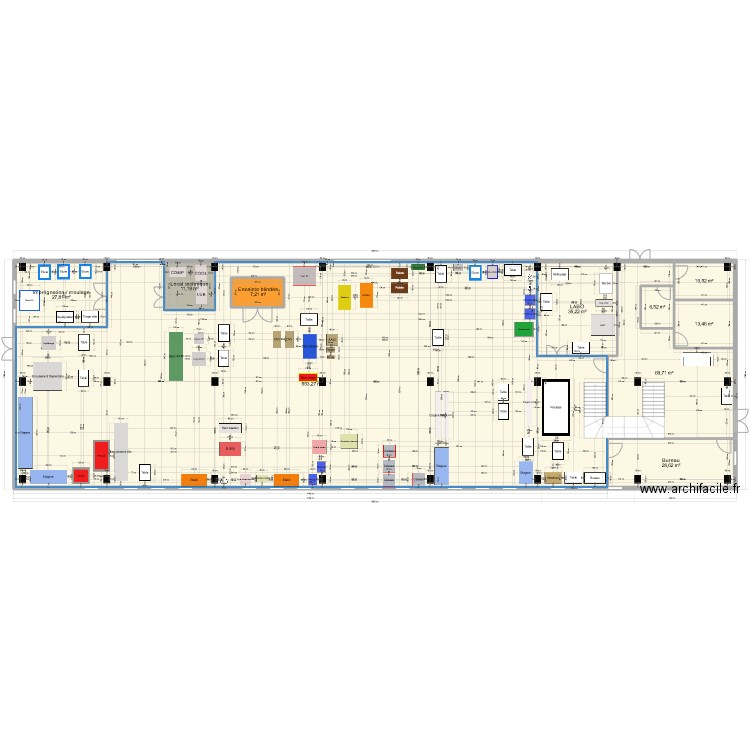 ATELIER 2024 - V2. Plan de 10 pièces et 771 m2