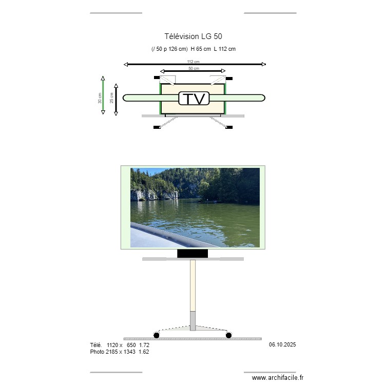 I- 01 Télévision 11. Plan de 0 pièce et 0 m2