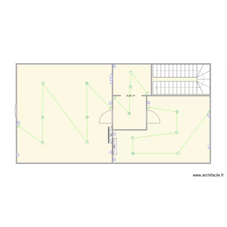 PLAN R+2 CRESPY LAURA. Plan de 4 et 72 m² PLAN R+2 CRESPY LAURA. Plan de 4 et 72 m²
