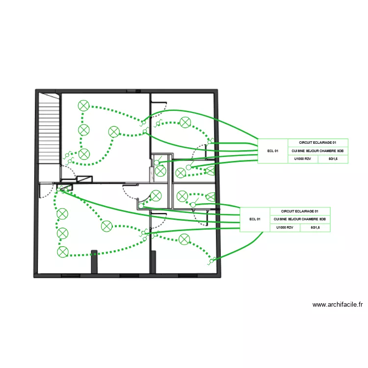 COUDERC N+2 ECL. Plan de 