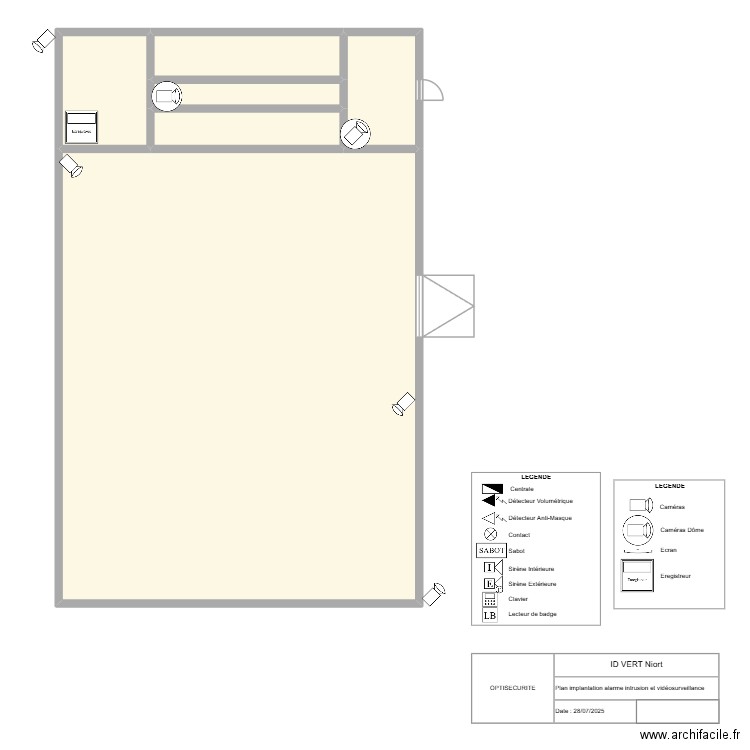 Test avec Simon. Plan de 6 pièces et 292 m2