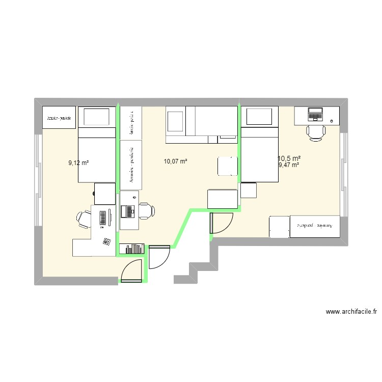Plan Aménager. Plan de 0 pièce et 0 m2