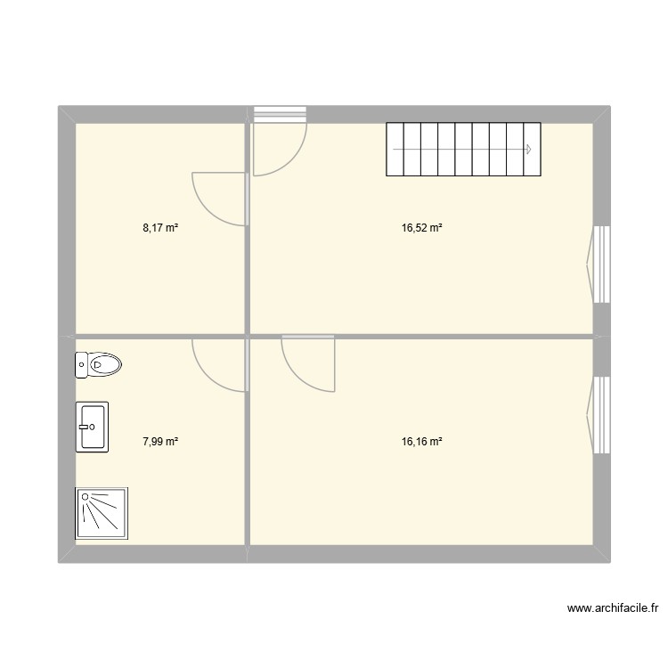 NIVEAU -1. Plan de 0 pièce et 0 m2