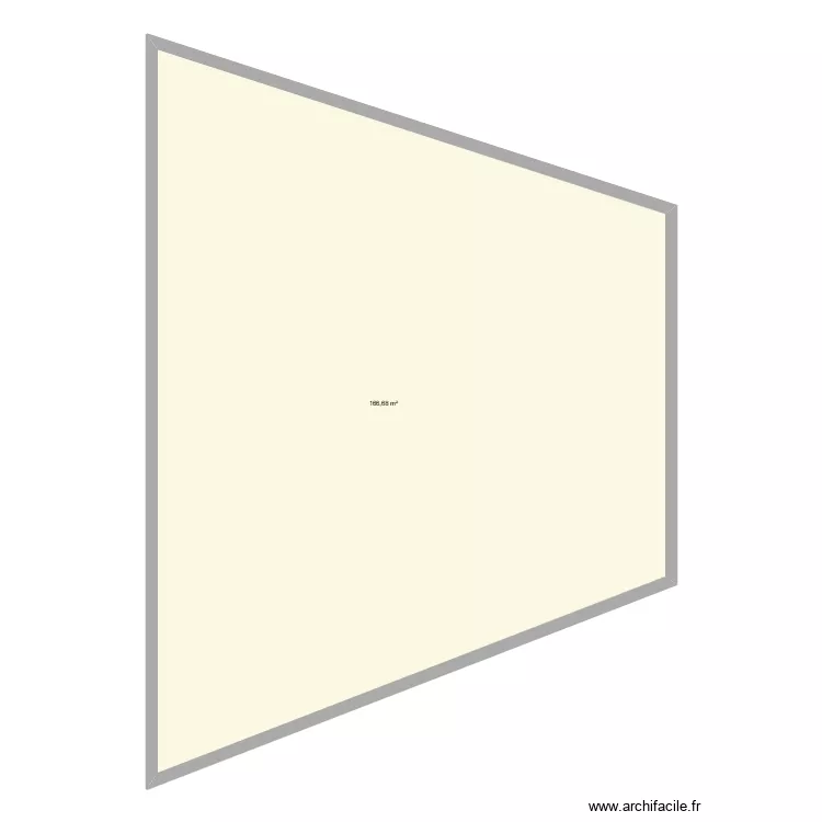 immeuble. Plan de 1  et 167 m²