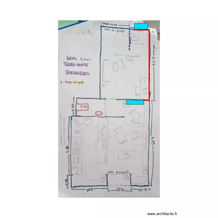 Soeurci&egrave;res. Plan de 
