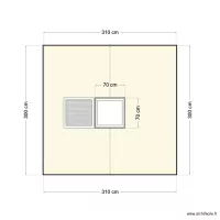 e) facade sans porte cote jardin