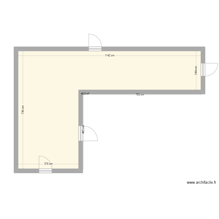PETITE ENFANCE 2. Plan de 1 pièce et 47 m2