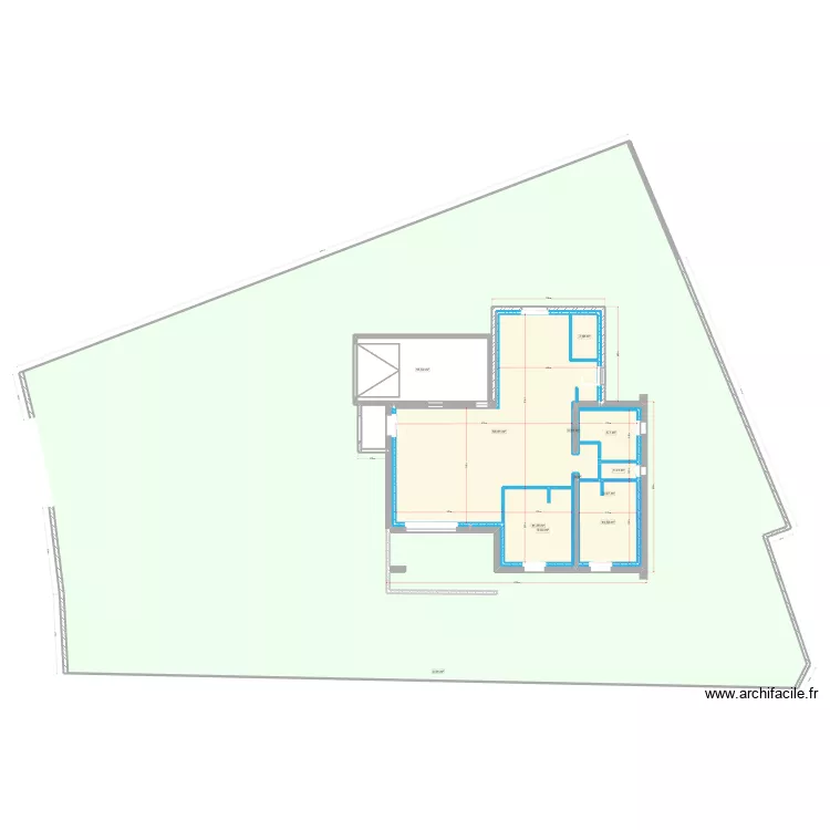 plan de masse pour clim. Plan de 14 Pièces et 783 m²