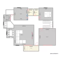 Plan d'habitation R+1 Mangata 2