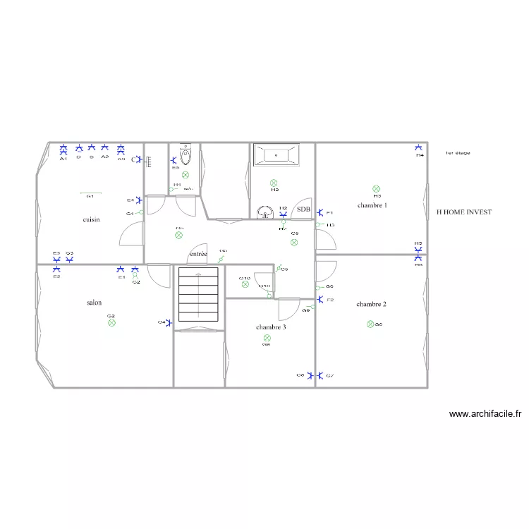s/n lionard 1er. Plan de s/n lionard 1er. Plan de