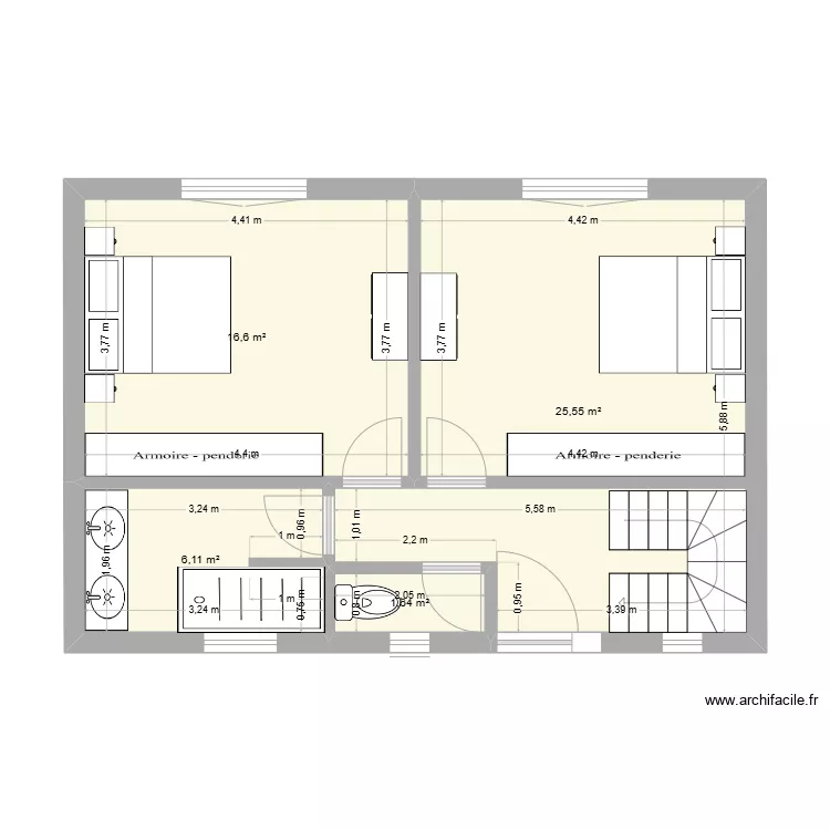 Fours &agrave; Chaux REZ. Plan de 