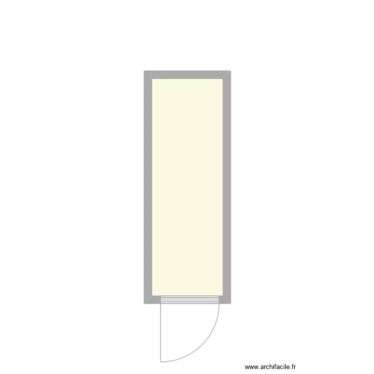 Kelderberging. Plan de 1  et 3 m²
