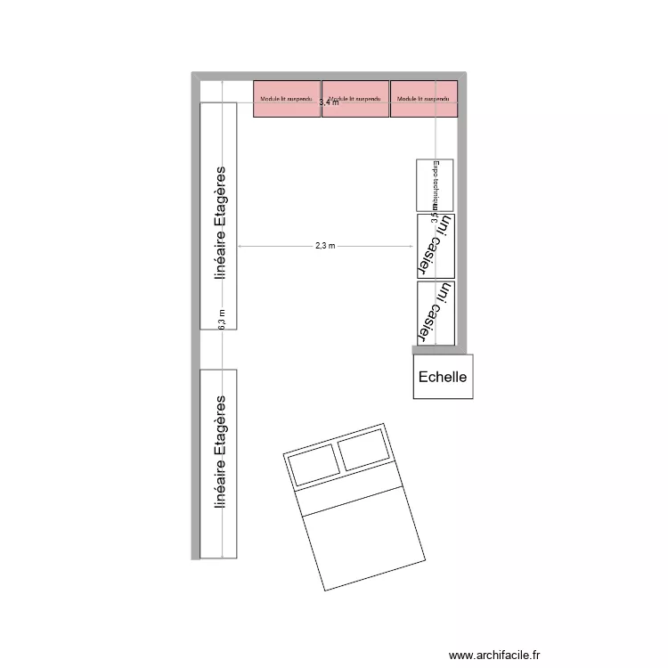 Bouvesse-Quirieu. Plan de 