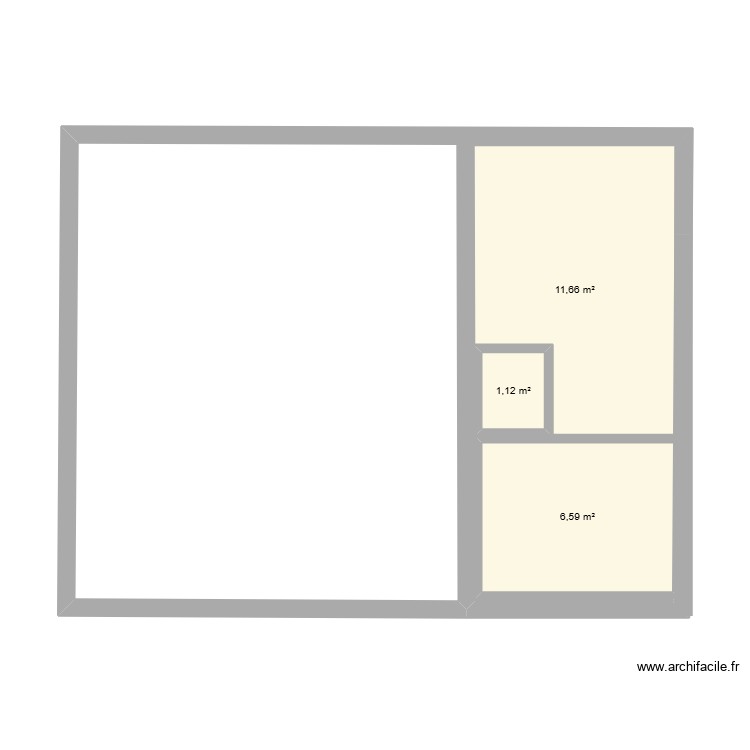 garage + cabinet. Plan de 0 pièce et 0 m2