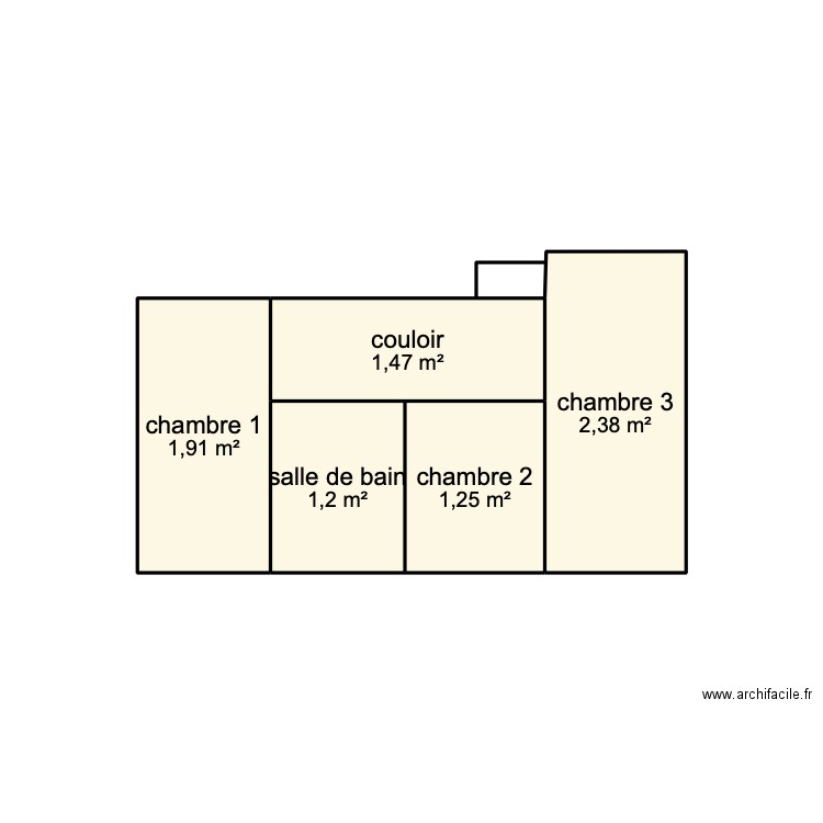 étage. Plan de 0 pièce et 0 m2