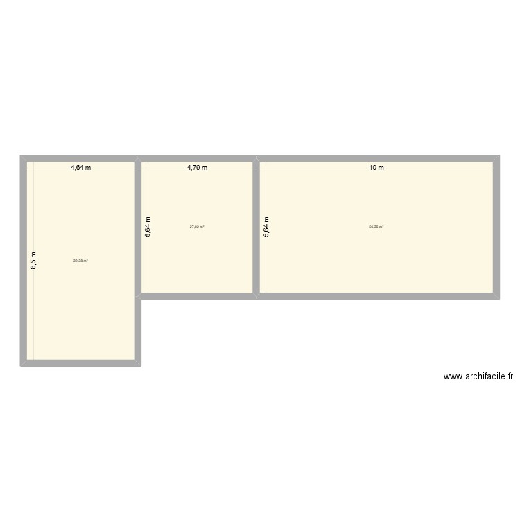 SURTAUVILLE1. Plan de 3 pièces et 123 m2