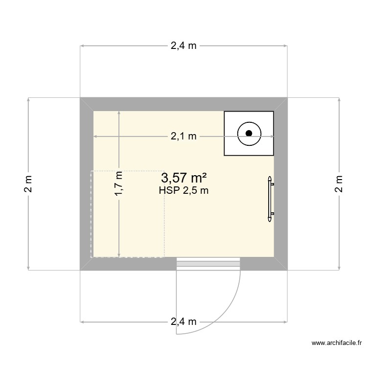 SDB Koderchian. Plan de 0 pièce et 0 m2