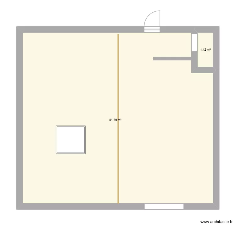 Redoma 2. Plan de 2  et 83 m²