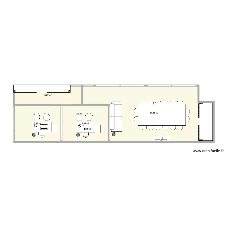 agrandissement 2. Plan de 4 et 60 m² agrandissement 2. Plan de 4 et 60 m²