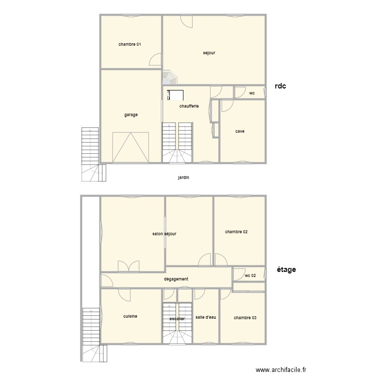 guibert christophe am. Plan de 19 pièces et 205 m2