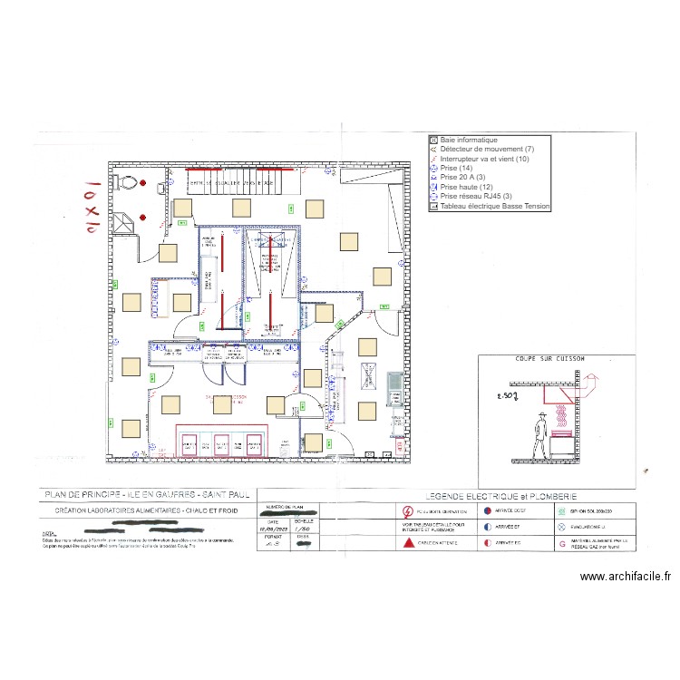 Ile en gaufres. Plan de 0 pièce et 0 m2