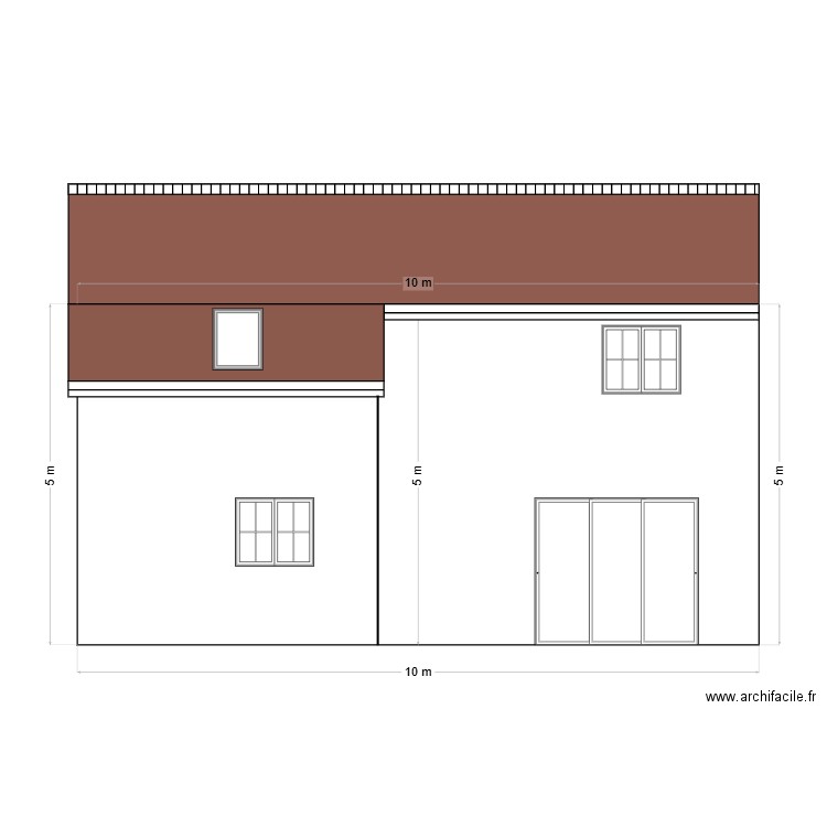 OUEST. Plan de 0 pièce et 0 m2