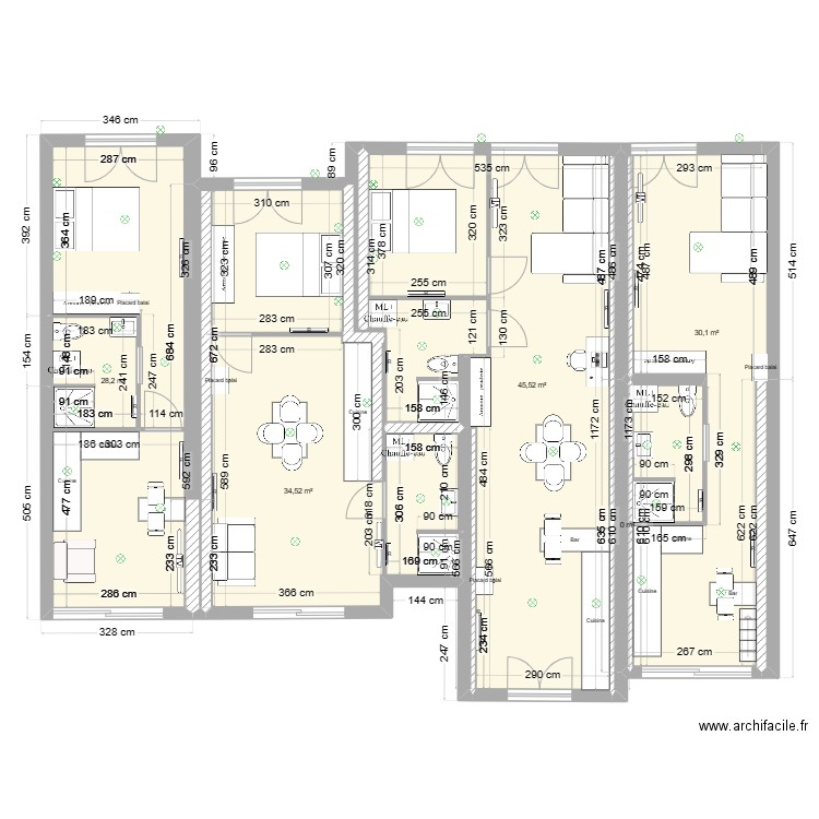Roche 3 futur. Plan de 0 pièce et 0 m2